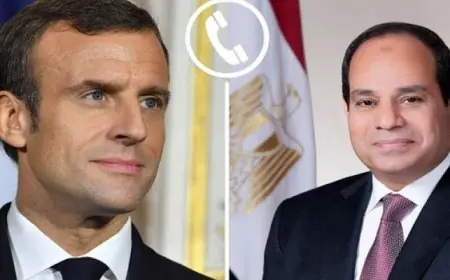 الرئيس السيسي يتواصل هاتفياً مع ماكرون لمناقشة الأوضاع الإقليمية الراهنة