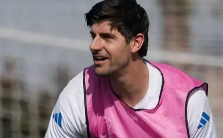 رقم تاريخي لكورتوا في مباراة ريال مدريد ضد مانشستر سيتي