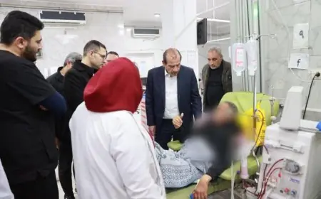 نائب وزير الصحة يقوم بجولة تفقدية مفاجئة في مستشفى السلام التخصصي لتعزيز جودة الخدمات الصحية