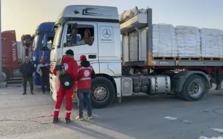 الهلال الأحمر يعلن عن قافلة زاد العزة 153 التي تضم 3355 طنا من المساعدات الشاملة