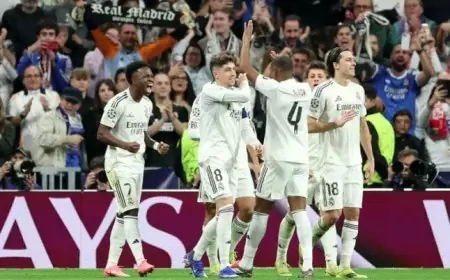 ريال مدريد يكشف تشكيلته الرسمية لمباراة مانشستر سيتي في دوري أبطال أوروبا