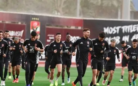 الأهلي يبدأ تدريباته في تونس ويتجه شوبير لحراسة المرمى في مواجهة الترجي