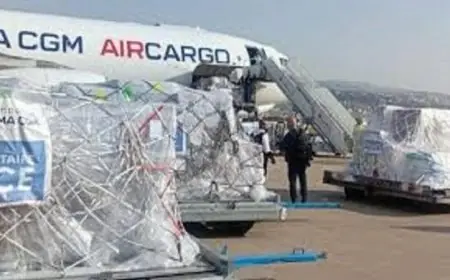 دفعة جديدة من المساعدات الإنسانية الفرنسية تصل إلى مطار رفيق الحريري الدولي