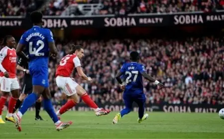 أرسنال يحقق فوزاً مهماً على إيفرتون ويعزز صدارته في الدوري الإنجليزي