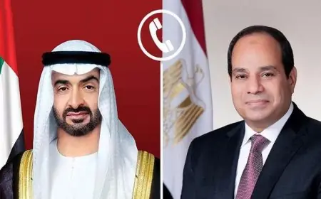 الرئيس السيسي يعبر عن دعم مصر القوي وتضامنها مع الإمارات الشقيقة