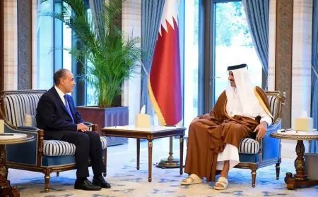 وزير الخارجية المصري ينقل رسالة دعم كامل وتضامن شفّاف مع أمير قطر