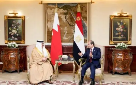 العاهل البحريني يشيد بدعم مصر وتضامنها مع دول مجلس التعاون الخليجية