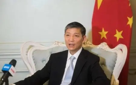 سفير الصين في القاهرة يناقش مع المبعوث الصيني التطورات الراهنة في المنطقة