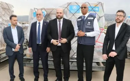 لبنان يحصل على شحنة مساعدات طبية عاجلة من اليونيسف ومنظمة الصحة العالمية