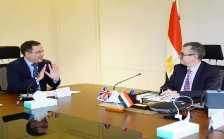 وزير التخطيط يتناول مع السفير البريطاني فرص تعزيز التعاون الاقتصادي بين البلدين