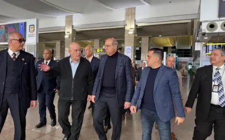 تفقد الحفني مطار القاهرة لمتابعة سير حركة التشغيل في أول أيام عيد الفطر