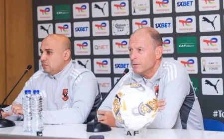 مدرب الأهلي توروب يتحمل مسؤولية الهزيمة أمام الترجي ويؤكد عدم تحكمه بمستقبله