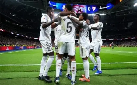 ريال مدريد يعلن قائمة اللاعبين لمواجهة أتليتكو مدريد بعودة بيلينجهام ومبابي في الدوري الإسباني