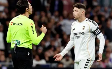 ريال مدريد يعتبر طرد فالفيردي فضيحة تحكيمية بسبب انحياز الحكم لميسي