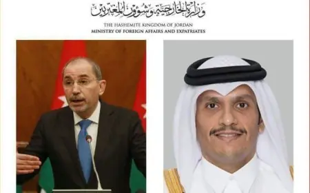 الأردن وقطر يعززان التضامن المشترك ويدعوان لتجديد الحوار لإنهاء الأزمات التصعيدية