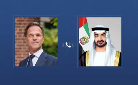 رئيس الإمارات يدعو أمين الناتو لمناقشة قضايا المنطقة وتطوراتها الراهنة