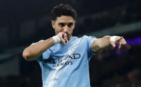 عمر مرموش يبرز كخيار رئيسي لبرشلونة لتعويض ليفاندوفسكي في الصيف