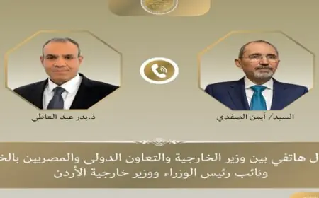وزير الخارجية يناقش هاتفياً مع نظيره الأردني مستجدات التطورات السريعة في المنطقة