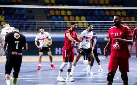 الأهلي يتوج بلقب دوري السوبر لكرة الطائرة بفوزه المستحق على الزمالك