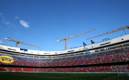 برشلونة يحقق تقدمًا كبيرًا في مشروع تجديد ملعب سبوتيفاي كامب نو