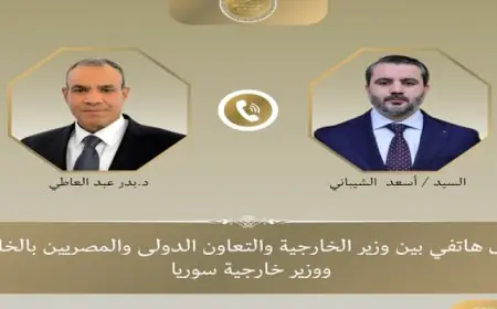 وزير الخارجية يناقش هاتفيا مع نظيره السوري تعزيز العلاقات الثنائية وتحقيق خفض التصعيد الإقليمي