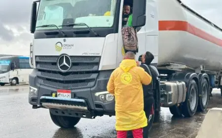 الهلال الأحمر يعلن عن قافلة زاد العزة الـ165 وتوزيع أكثر من 60 ألف سلة غذائية