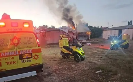 مقتل إسرائيلي وإصابة شخص آخر في هجوم صاروخي لحزب الله على مدينة نهاريا