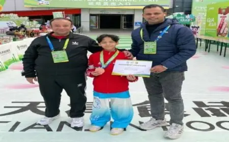 عمار حسن يحقق برونزية بطولة العالم للووشو كونغ فو للناشئين في الصين