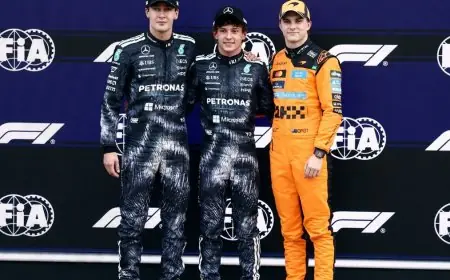 أنتونيلي يحقق الفوز على راسل ويصعد إلى مركز أول المنطلقين في سباق اليابان