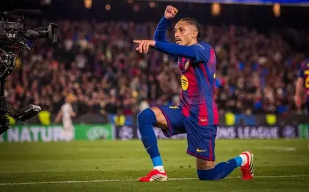 برشلونة يعبّر عن استيائه بعد إصابة رافينيا ويؤكد على أهمية صحة اللاعبين مقابل الأهداف التجارية