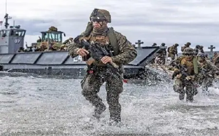 القيادة المركزية الأمريكية تعلن عن نشر 3500 جندي من قوات المارينز في الشرق الأوسط