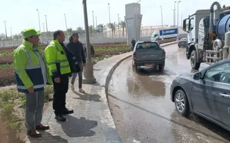 استجابة سريعة لمياه الشرب في الجيزة بعد هطول الأمطار الغزيرة