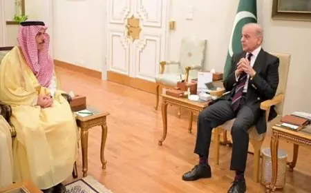 رئيس وزراء باكستان ووزير الخارجية السعودي يناقشان آخر تطورات الأوضاع الإقليمية
