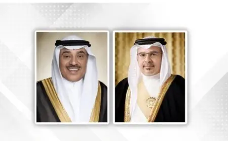 ولي عهد البحرين يعبر عن دعم المملكة لكويت في تعزيز أمنها واستقرارها