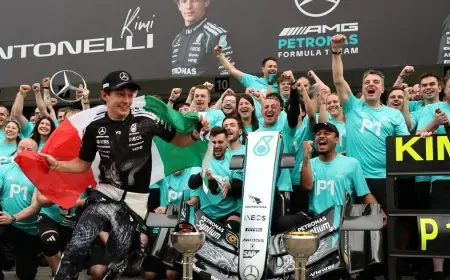 السباق التاريخي للإيطالي أنتونيلي في فورمولا 1 مع انتصاره المذهل في اليابان