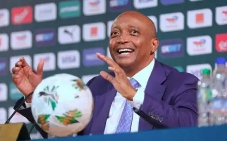 موتسيبي يؤكد أهمية تطوير التحكيم ويكشف عن خطط لزيادة عدد منتخبات أمم إفريقيا إلى 28 فريقًا