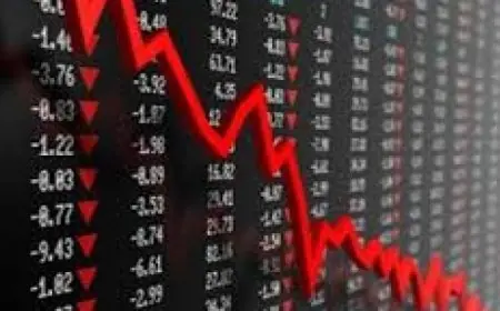 انخفاض مؤشرات البورصة بشكل ملحوظ عند نهاية تداولات اليوم