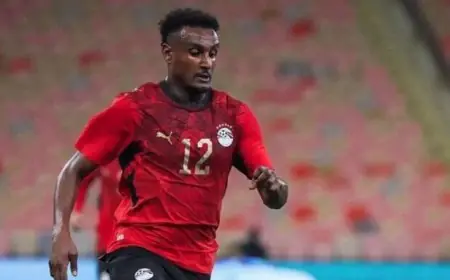 هيثم حسن يعزز فرصه في قيادة هجوم منتخب مصر ضد إسبانيا