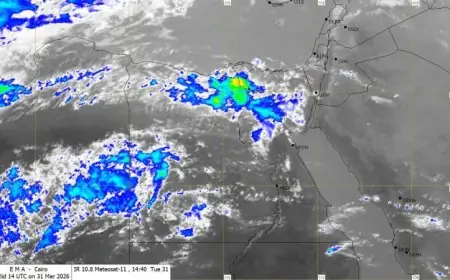 الأرصاد الجوية تنبه من توقعات عدم استقرار جوي يشمل كافة أنحاء الجمهورية غدا