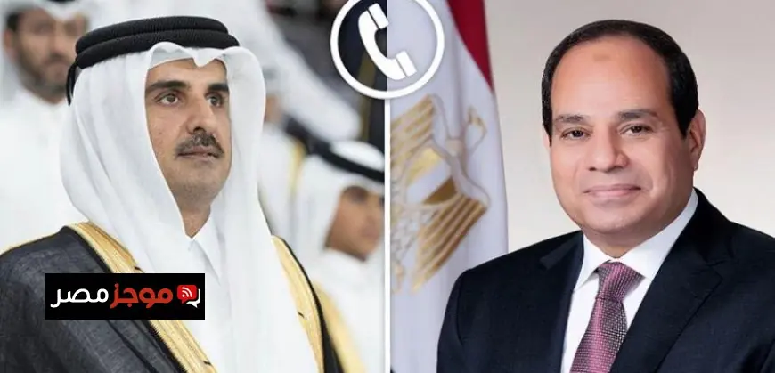 الرئيس السيسى يعلن دعم مصر المتواصل لدولة قطر قيادة وشعباً