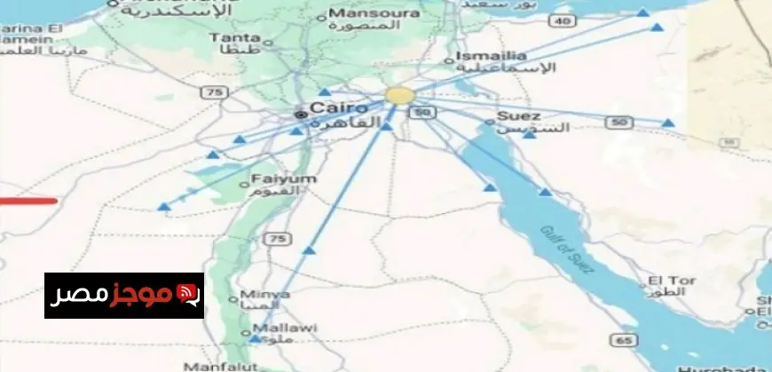 هزة أرضية خفيفة بقوة 3.61 تضرب منطقة جنوب شرق بلبيس على بعد 40 كيلومترا