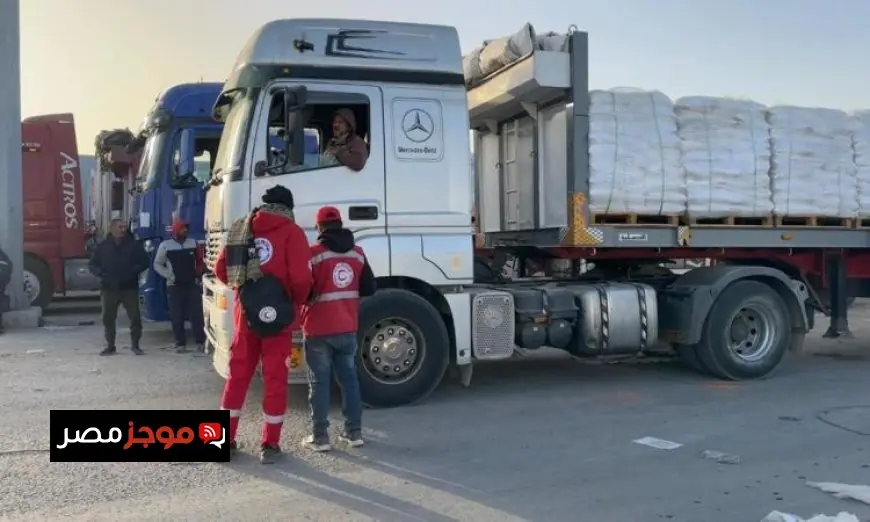 الهلال الأحمر يعلن عن قافلة زاد العزة 153 التي تضم 3355 طنا من المساعدات الشاملة