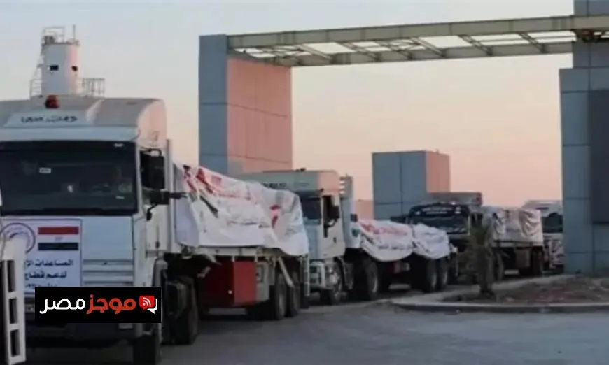 قافلة زاد العزة 157 تدعم الفلسطينيين في قطاع غزة بالمواد الغذائية والضرورية