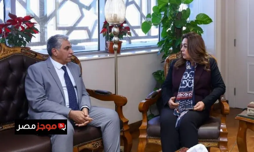 منال عوض تتعاون مع المدير التنفيذي لمركز سيداري لمواجهة التحديات البيئية