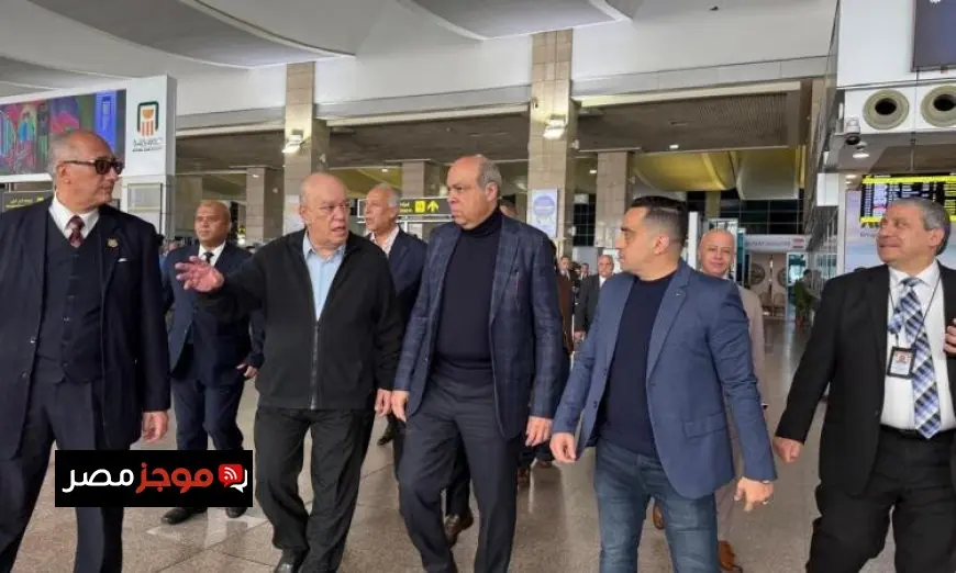 تفقد الحفني مطار القاهرة لمتابعة سير حركة التشغيل في أول أيام عيد الفطر