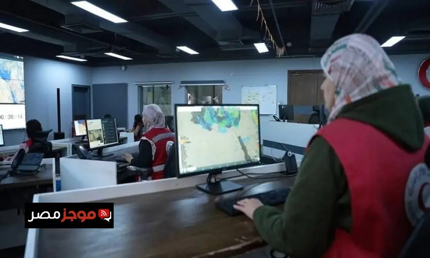 الهلال الأحمر المصري يستعد بشكل كامل لمواجهة التقلبات الجوية القاسية