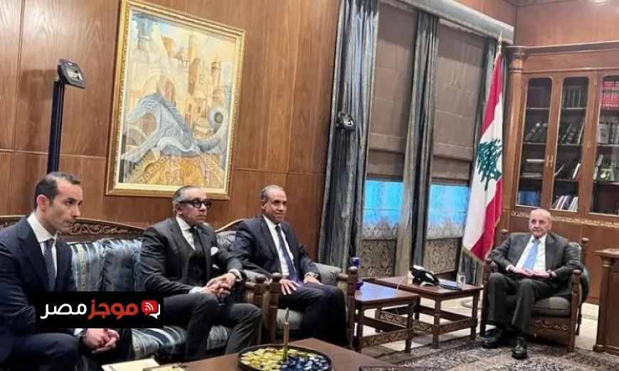 وزير الخارجية المصري يلتقي رئيس مجلس النواب اللبناني في بيروت ويعبر عن دعم مصر الثابت للبنان