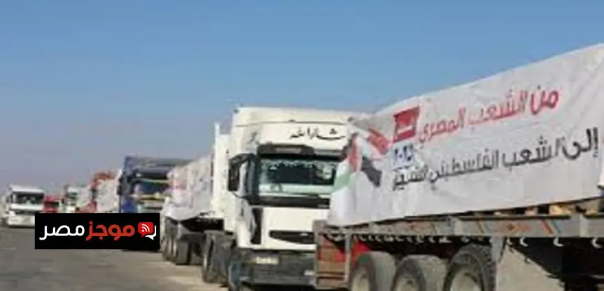 قافلة زاد العزة 166 تصل إلى غزة لتقديم الدعم للفلسطينيين