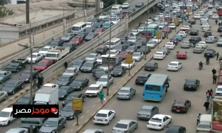 ازدحام مروري شديد في القاهرة والجيزة نتيجة تجمعات المياه