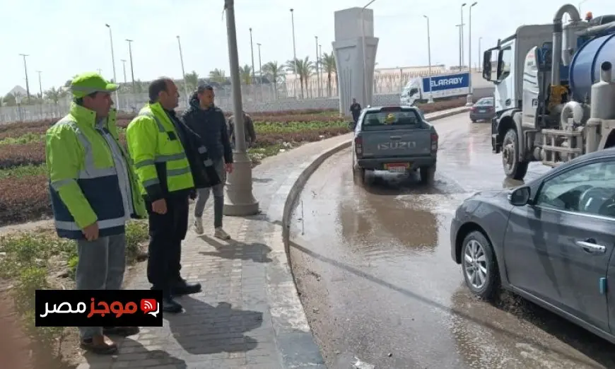 استجابة سريعة لمياه الشرب في الجيزة بعد هطول الأمطار الغزيرة